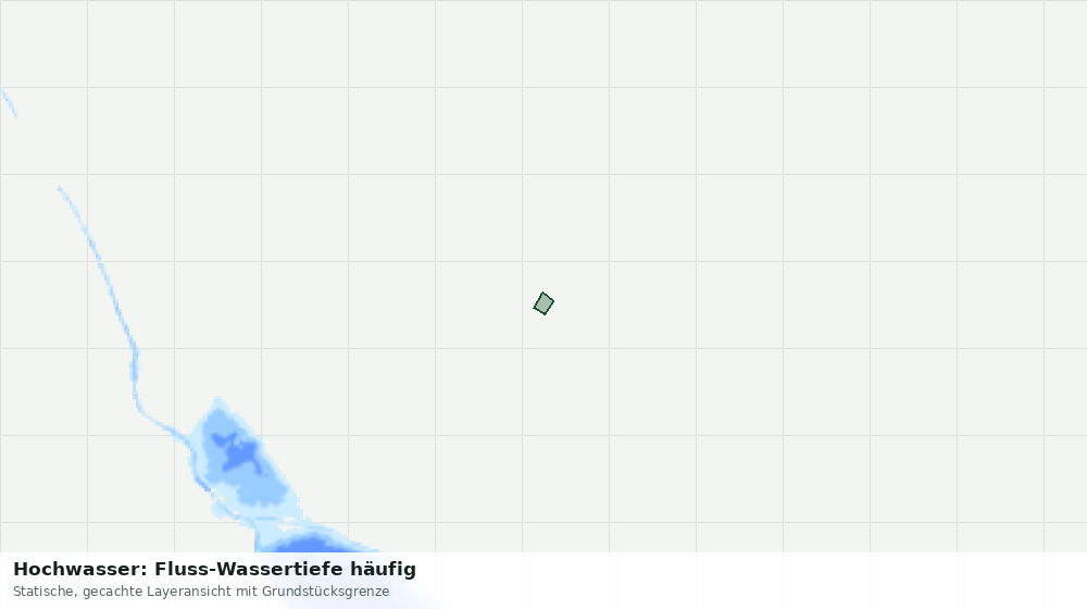 Statische Kartenansicht: Hochwasser: Fluss-Wassertiefe häufig