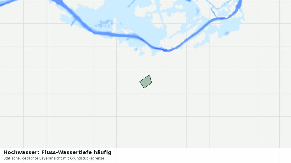Statische Kartenansicht: Hochwasser: Fluss-Wassertiefe häufig