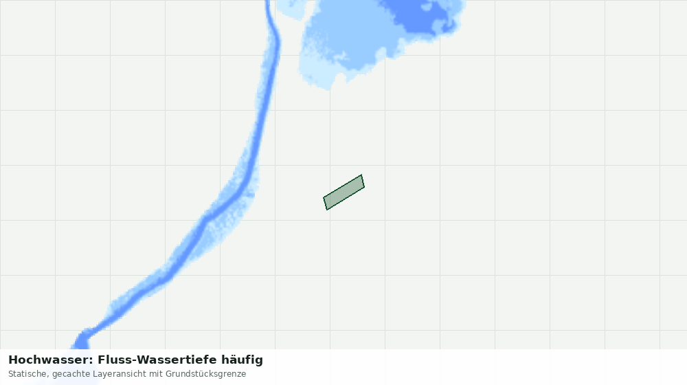 Statische Kartenansicht: Hochwasser: Fluss-Wassertiefe häufig