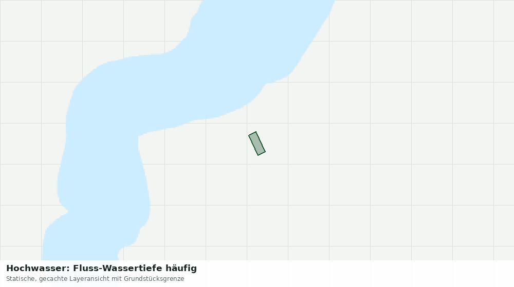 Statische Kartenansicht: Hochwasser: Fluss-Wassertiefe häufig