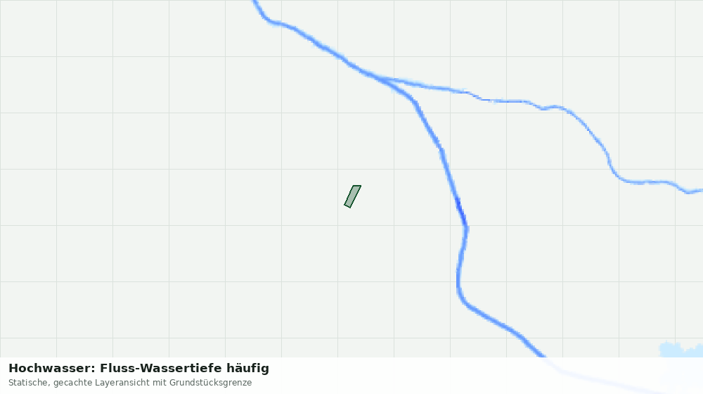 Statische Kartenansicht: Hochwasser: Fluss-Wassertiefe häufig