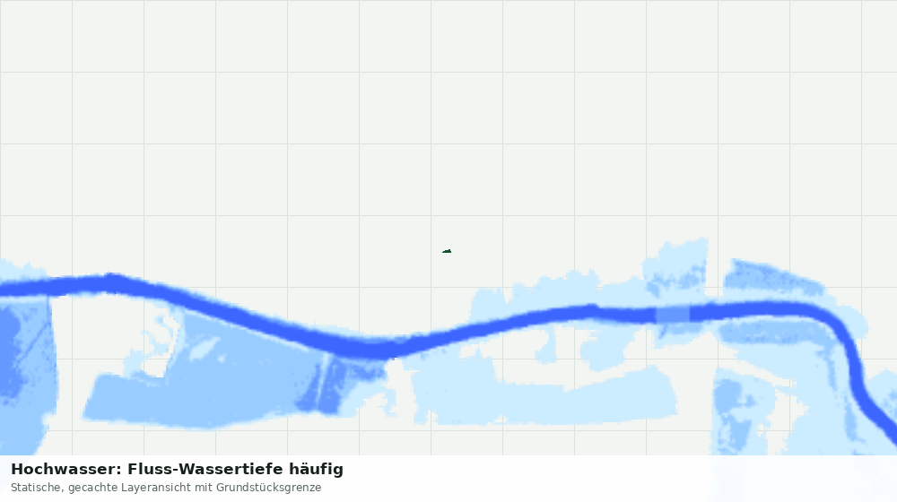 Statische Kartenansicht: Hochwasser: Fluss-Wassertiefe häufig