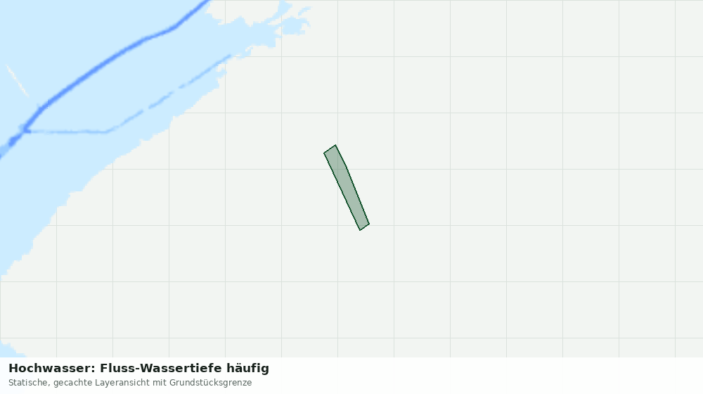 Statische Kartenansicht: Hochwasser: Fluss-Wassertiefe häufig
