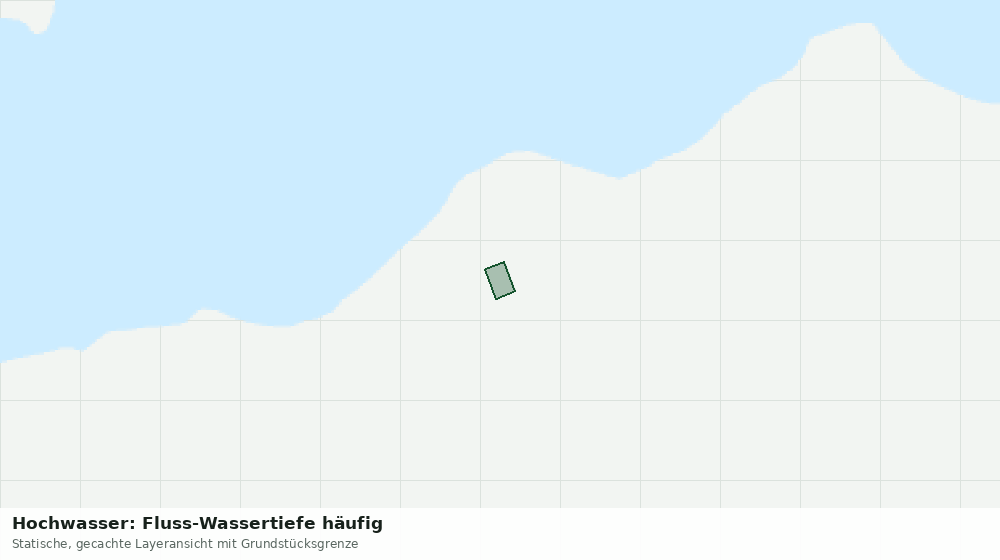 Statische Kartenansicht: Hochwasser: Fluss-Wassertiefe häufig