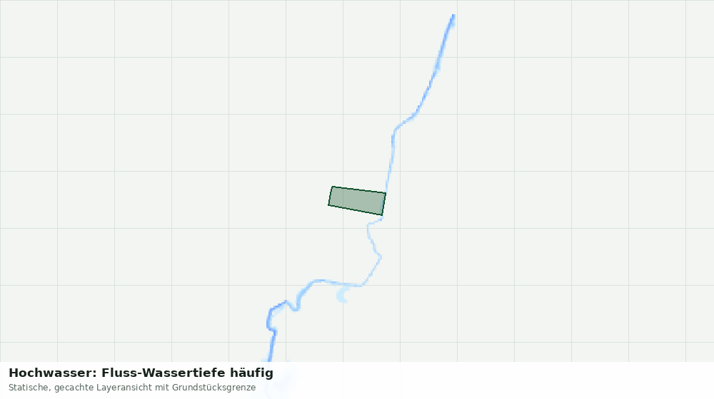 Statische Kartenansicht: Hochwasser: Fluss-Wassertiefe häufig