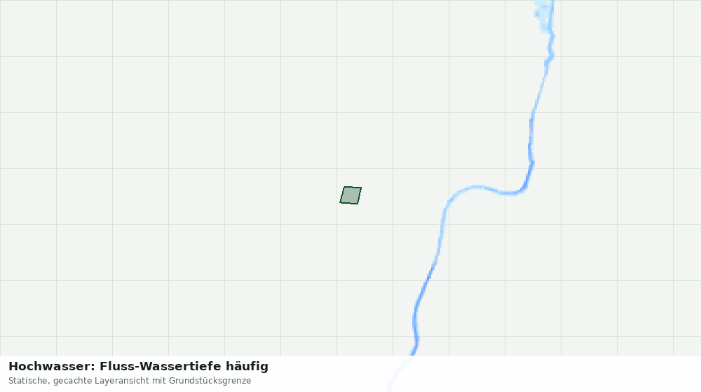 Statische Kartenansicht: Hochwasser: Fluss-Wassertiefe häufig