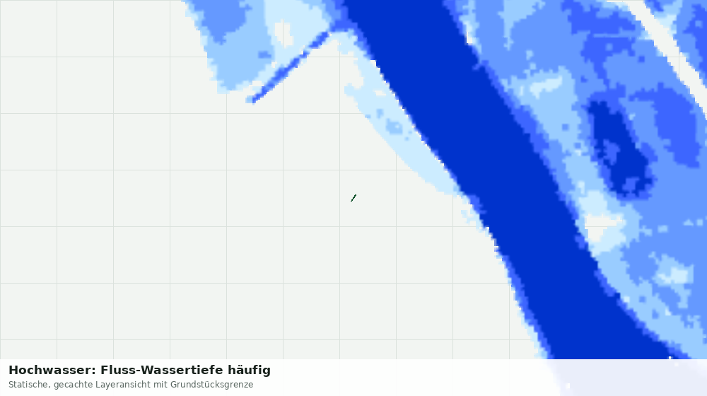 Statische Kartenansicht: Hochwasser: Fluss-Wassertiefe häufig