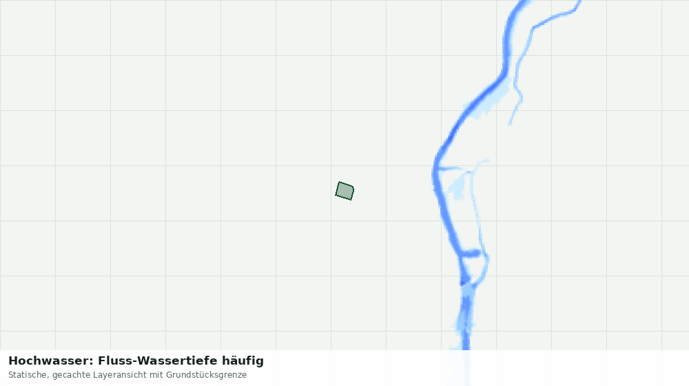 Statische Kartenansicht: Hochwasser: Fluss-Wassertiefe häufig