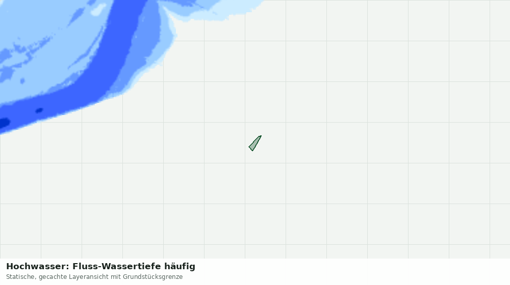 Statische Kartenansicht: Hochwasser: Fluss-Wassertiefe häufig
