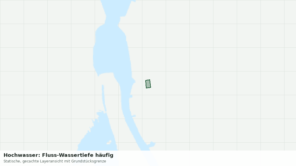 Statische Kartenansicht: Hochwasser: Fluss-Wassertiefe häufig