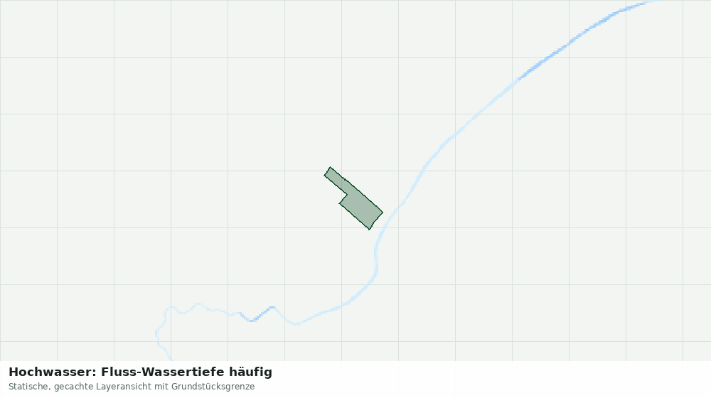 Statische Kartenansicht: Hochwasser: Fluss-Wassertiefe häufig