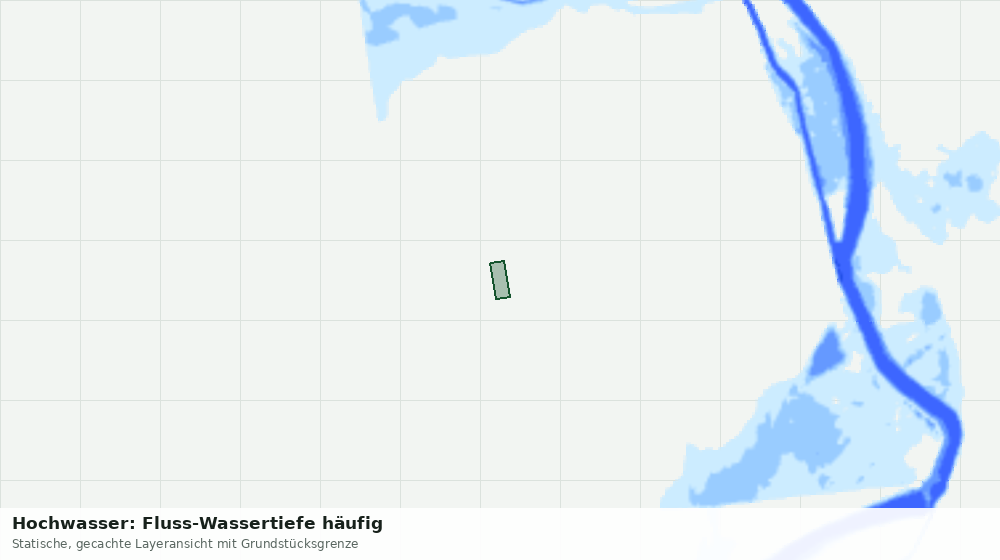 Statische Kartenansicht: Hochwasser: Fluss-Wassertiefe häufig