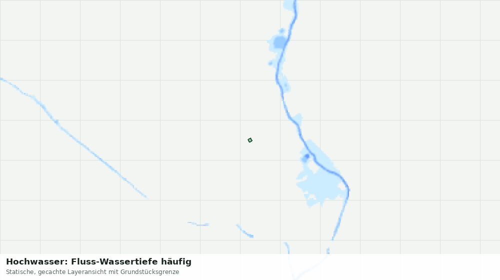 Statische Kartenansicht: Hochwasser: Fluss-Wassertiefe häufig