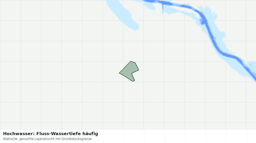 Statische Kartenansicht: Hochwasser: Fluss-Wassertiefe häufig