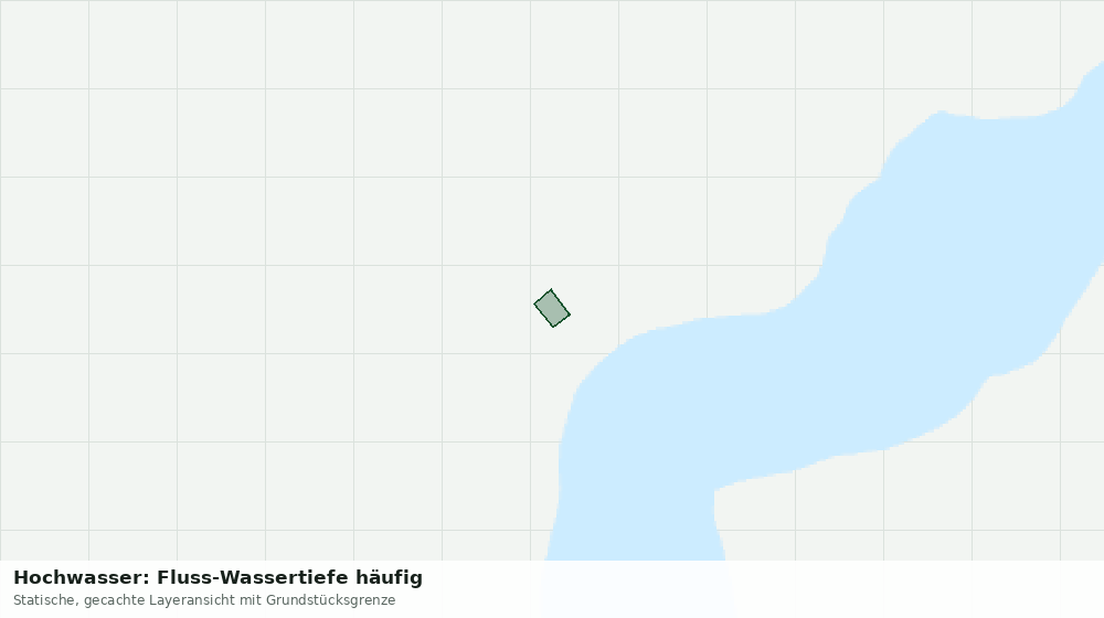Statische Kartenansicht: Hochwasser: Fluss-Wassertiefe häufig