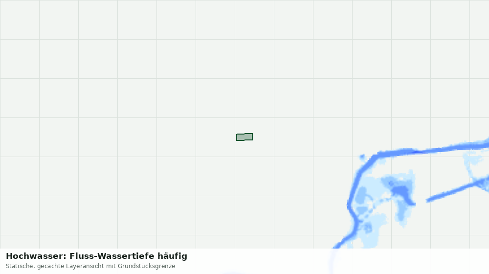 Statische Kartenansicht: Hochwasser: Fluss-Wassertiefe häufig