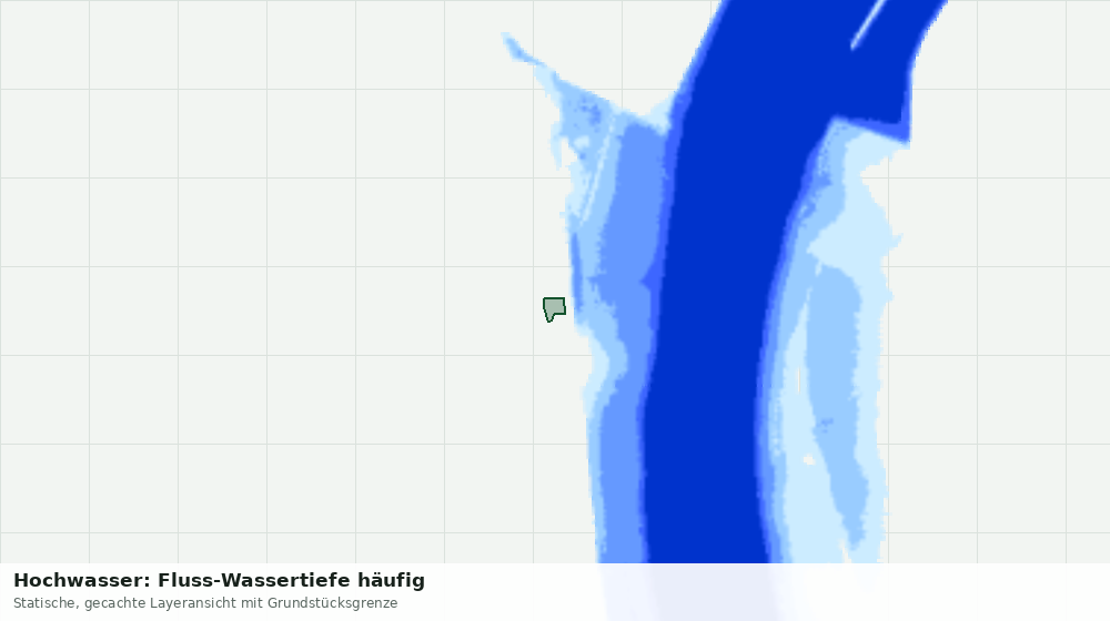 Statische Kartenansicht: Hochwasser: Fluss-Wassertiefe häufig