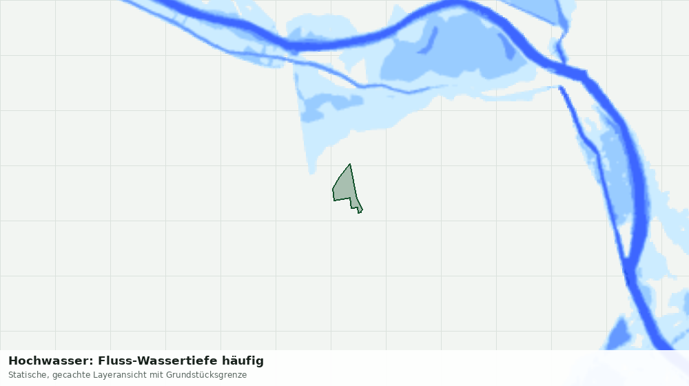 Statische Kartenansicht: Hochwasser: Fluss-Wassertiefe häufig
