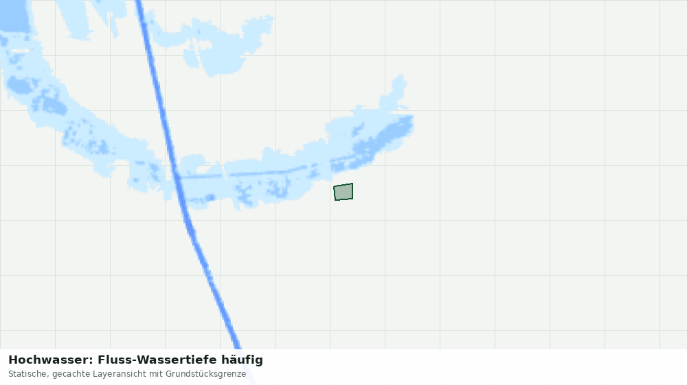 Statische Kartenansicht: Hochwasser: Fluss-Wassertiefe häufig