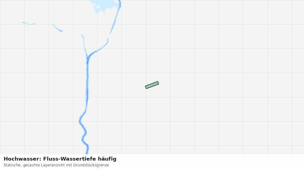 Statische Kartenansicht: Hochwasser: Fluss-Wassertiefe häufig