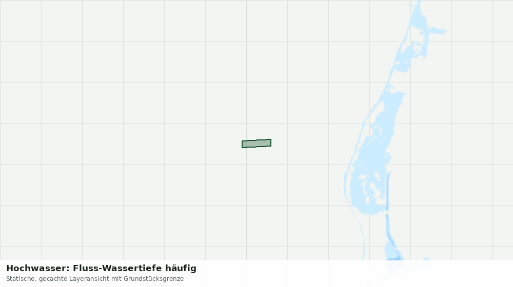 Statische Kartenansicht: Hochwasser: Fluss-Wassertiefe häufig