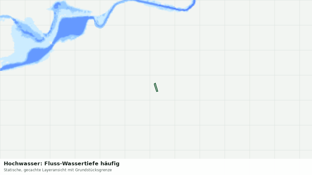 Statische Kartenansicht: Hochwasser: Fluss-Wassertiefe häufig