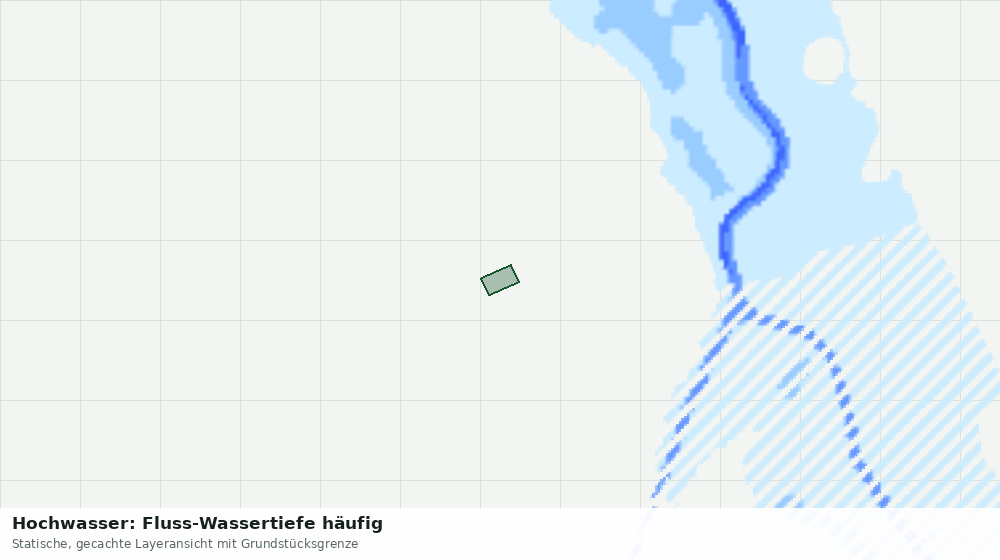 Statische Kartenansicht: Hochwasser: Fluss-Wassertiefe häufig