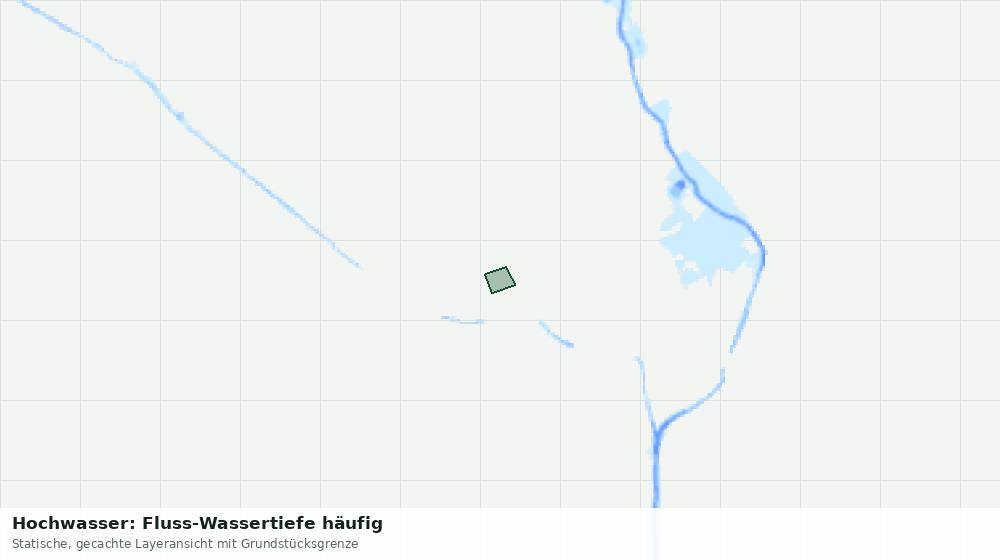 Statische Kartenansicht: Hochwasser: Fluss-Wassertiefe häufig