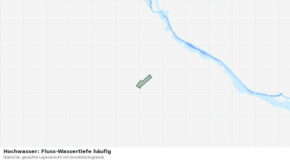 Statische Kartenansicht: Hochwasser: Fluss-Wassertiefe häufig