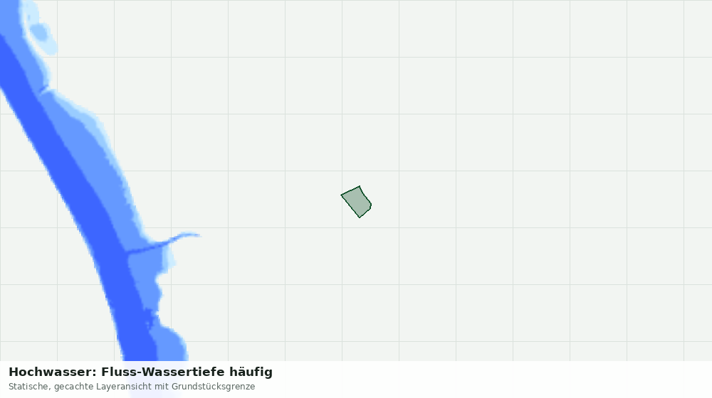 Statische Kartenansicht: Hochwasser: Fluss-Wassertiefe häufig