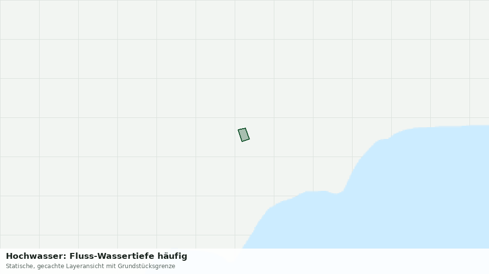 Statische Kartenansicht: Hochwasser: Fluss-Wassertiefe häufig
