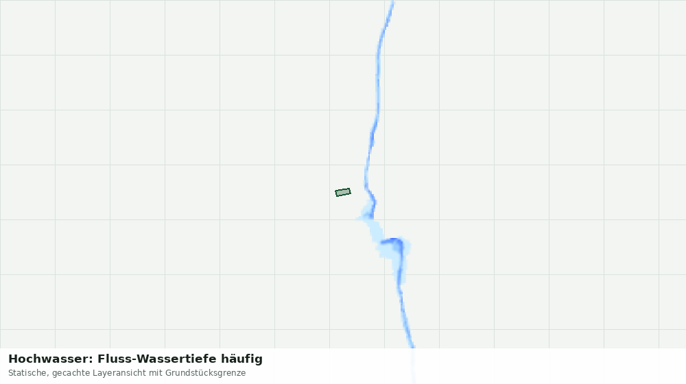 Statische Kartenansicht: Hochwasser: Fluss-Wassertiefe häufig