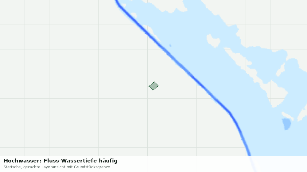 Statische Kartenansicht: Hochwasser: Fluss-Wassertiefe häufig