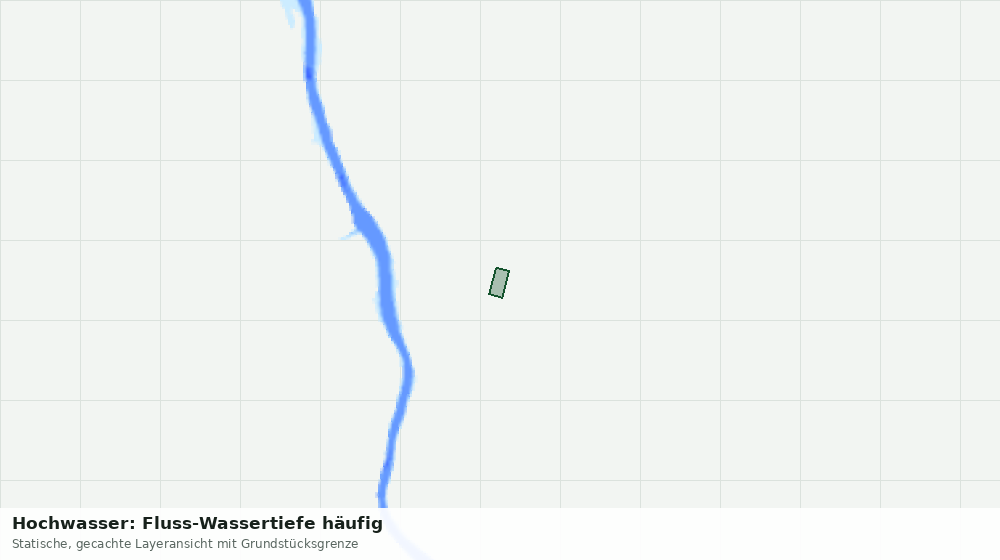 Statische Kartenansicht: Hochwasser: Fluss-Wassertiefe häufig