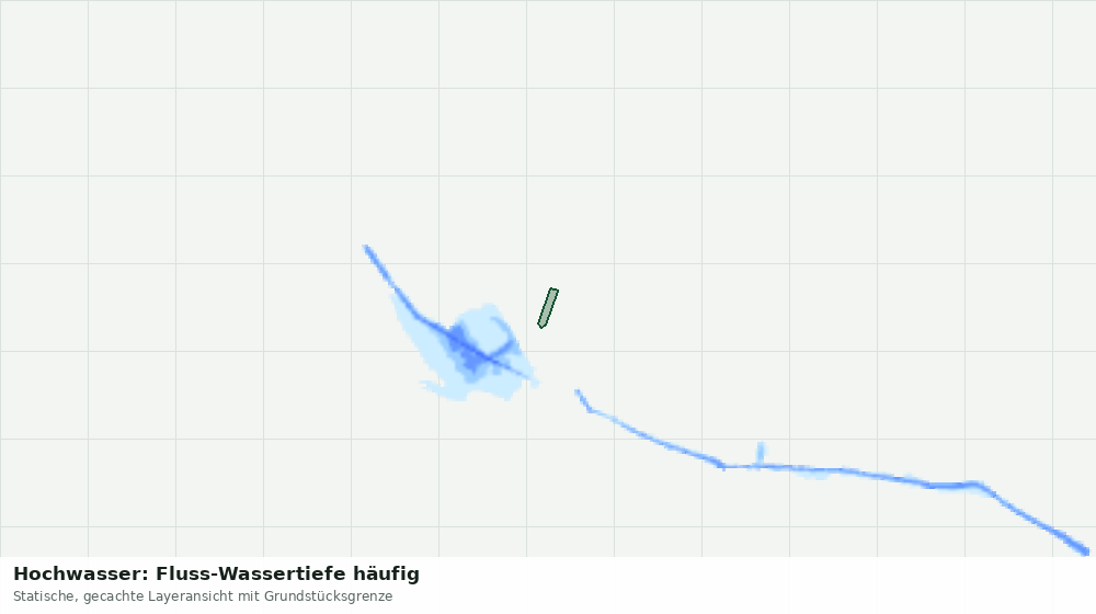 Statische Kartenansicht: Hochwasser: Fluss-Wassertiefe häufig