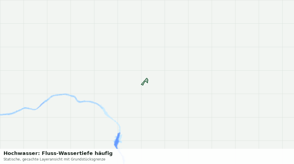 Statische Kartenansicht: Hochwasser: Fluss-Wassertiefe häufig