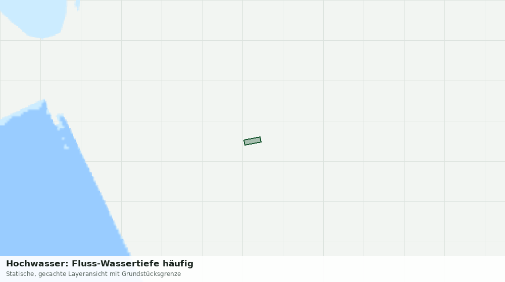 Statische Kartenansicht: Hochwasser: Fluss-Wassertiefe häufig