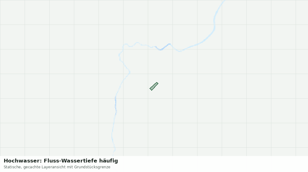 Statische Kartenansicht: Hochwasser: Fluss-Wassertiefe häufig