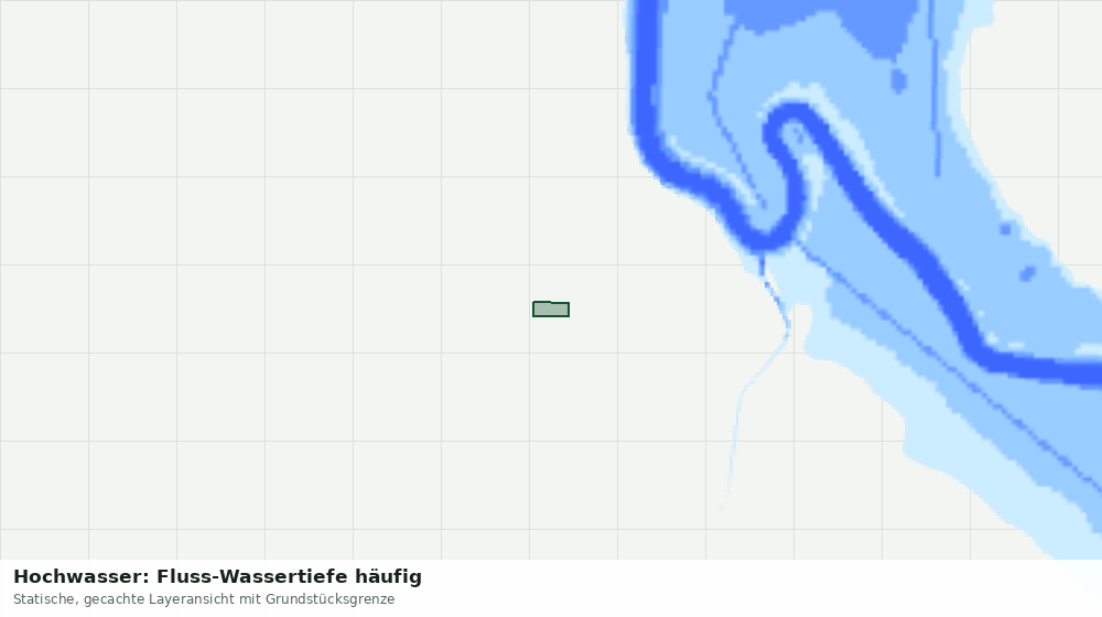 Statische Kartenansicht: Hochwasser: Fluss-Wassertiefe häufig