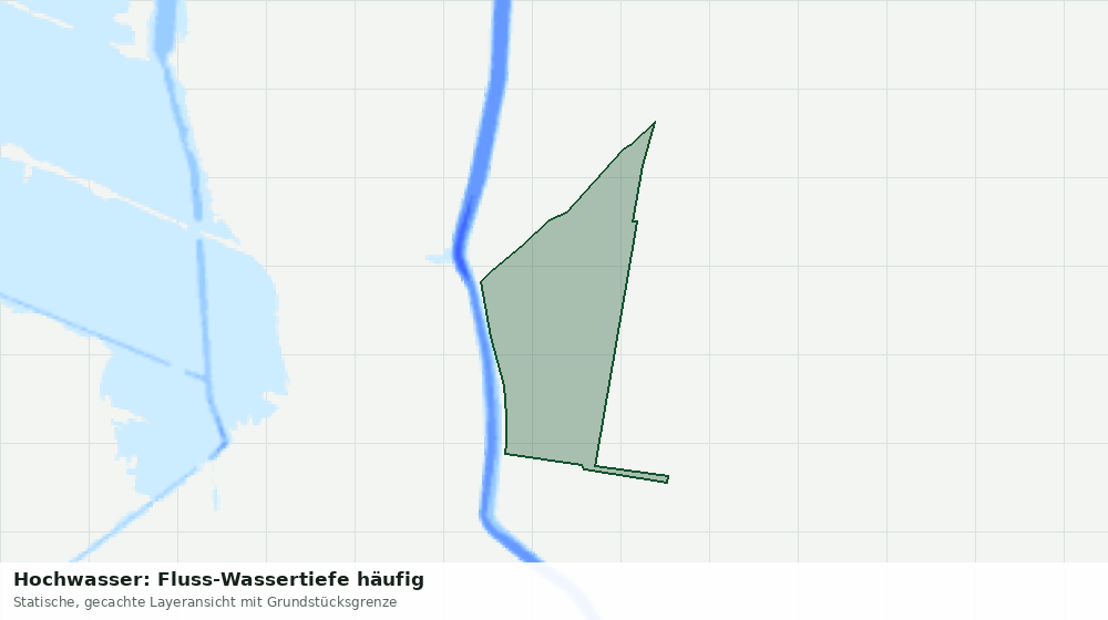 Statische Kartenansicht: Hochwasser: Fluss-Wassertiefe häufig