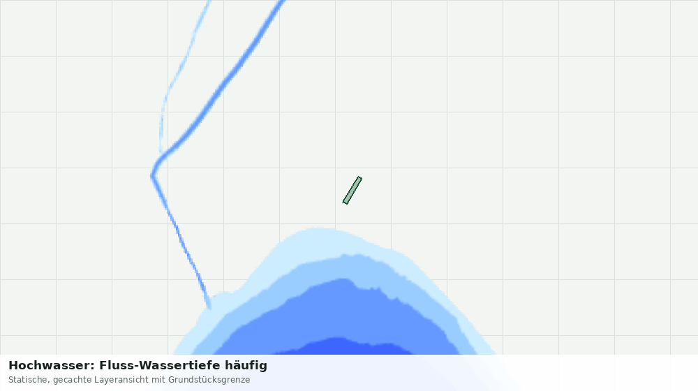 Statische Kartenansicht: Hochwasser: Fluss-Wassertiefe häufig