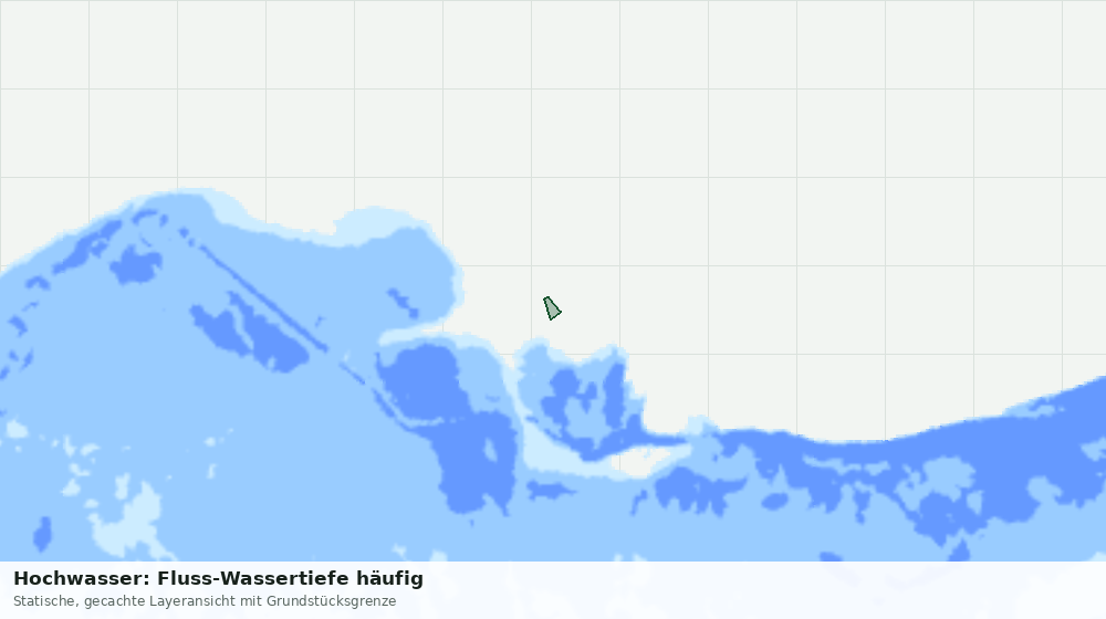 Statische Kartenansicht: Hochwasser: Fluss-Wassertiefe häufig