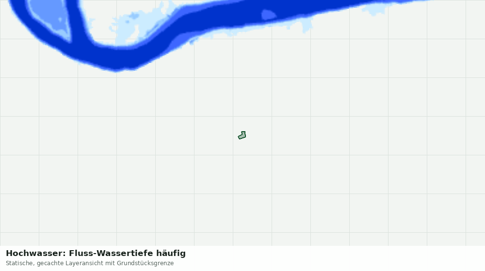 Statische Kartenansicht: Hochwasser: Fluss-Wassertiefe häufig