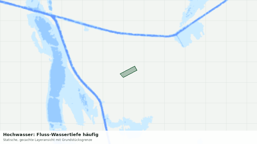 Statische Kartenansicht: Hochwasser: Fluss-Wassertiefe häufig