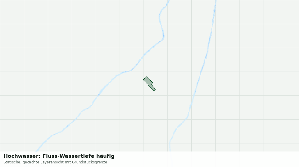 Statische Kartenansicht: Hochwasser: Fluss-Wassertiefe häufig
