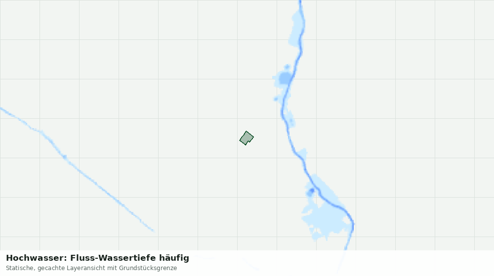 Statische Kartenansicht: Hochwasser: Fluss-Wassertiefe häufig