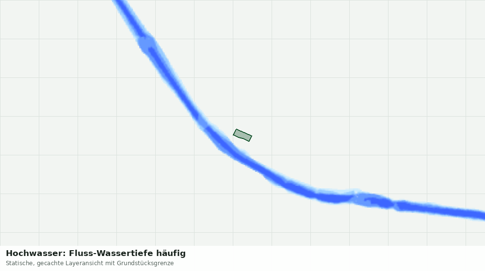 Statische Kartenansicht: Hochwasser: Fluss-Wassertiefe häufig