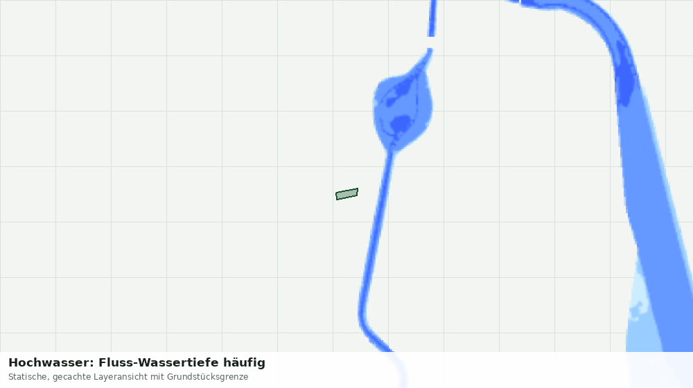 Statische Kartenansicht: Hochwasser: Fluss-Wassertiefe häufig