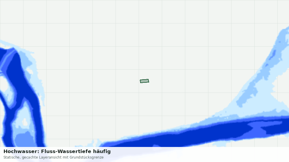 Statische Kartenansicht: Hochwasser: Fluss-Wassertiefe häufig