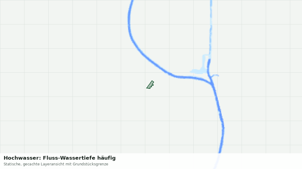 Statische Kartenansicht: Hochwasser: Fluss-Wassertiefe häufig